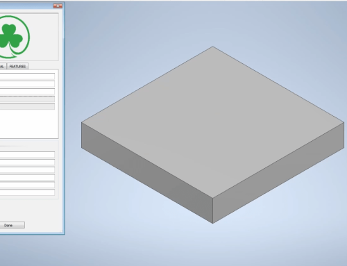 Inventor CAD Parametric Part